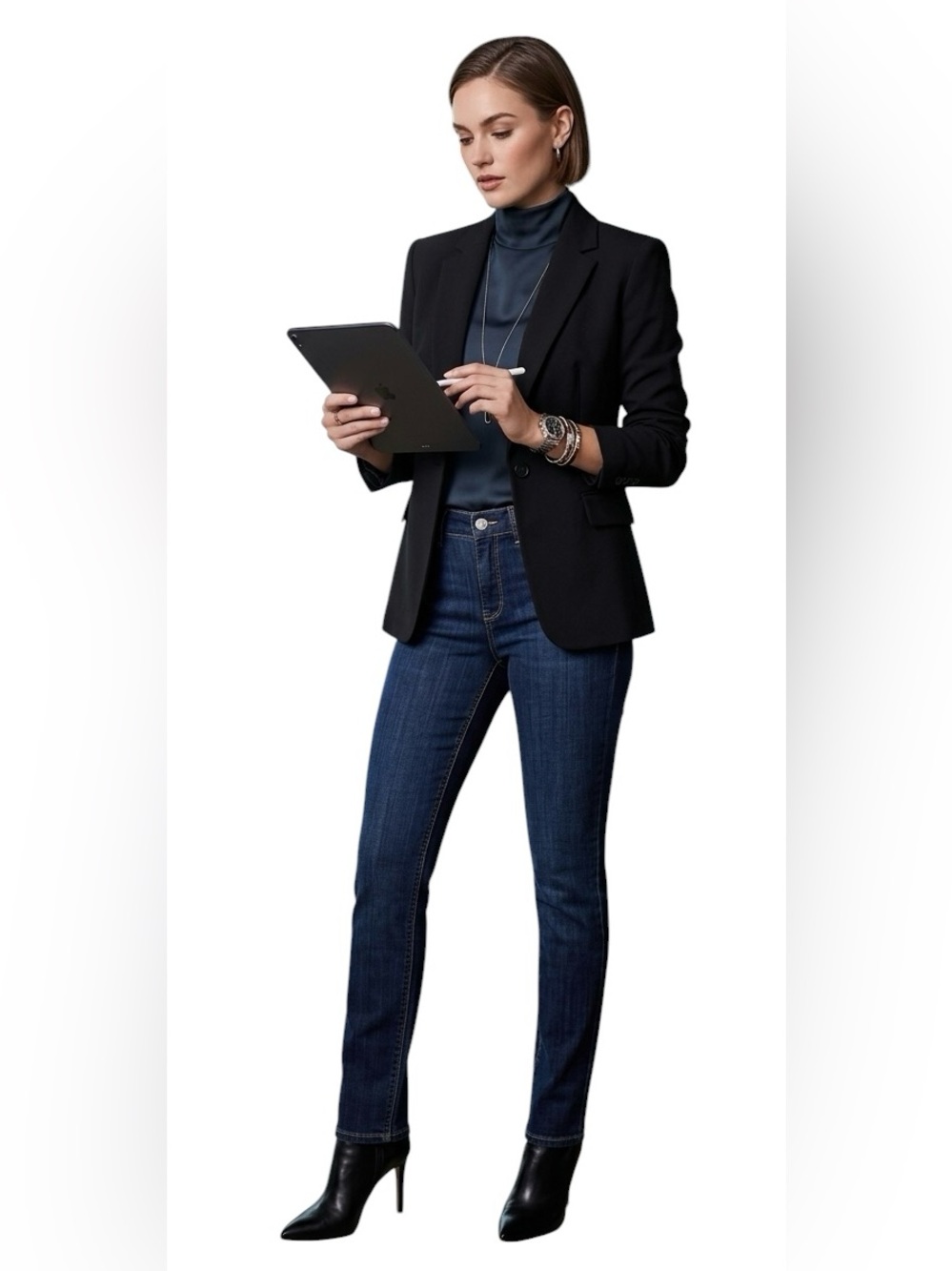 Tummyless Skinny Jeans in Size 8.